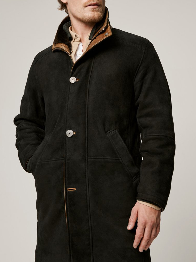 Black Edition Sheepskin Coat