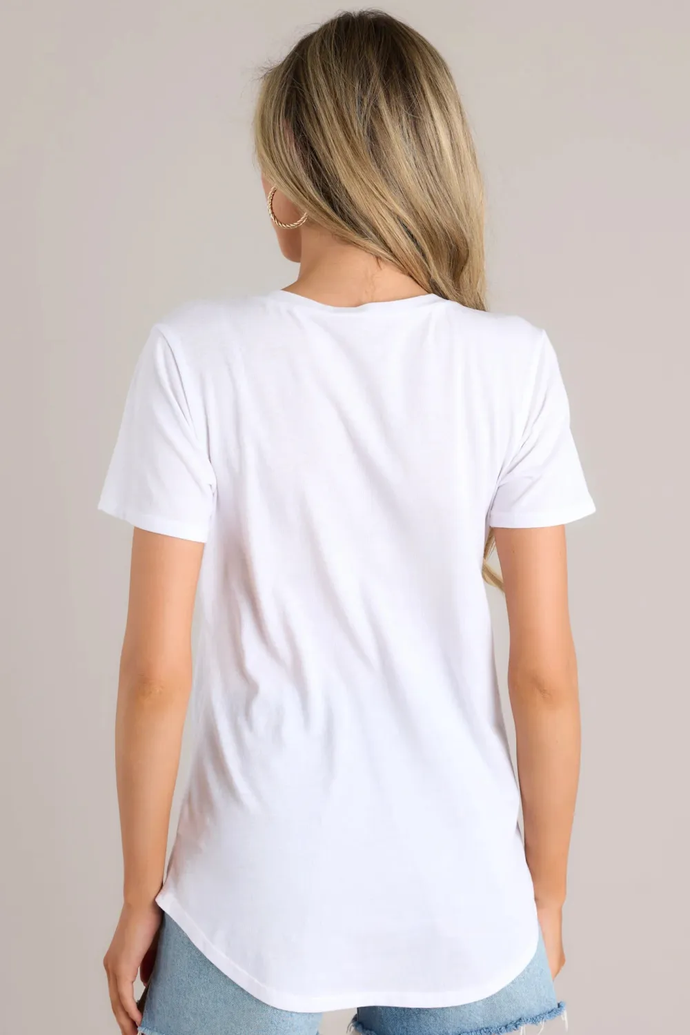 WHITE POCKET TEE