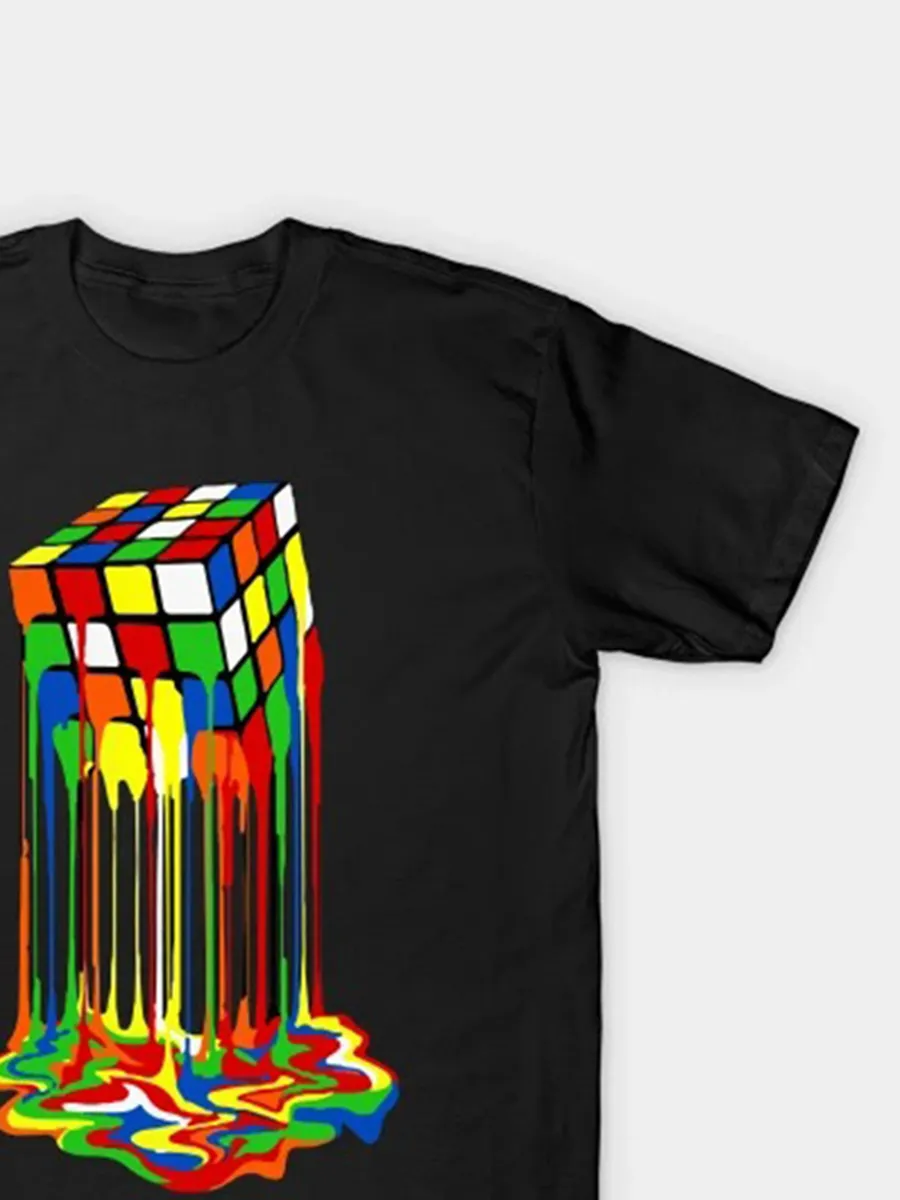 Melting Rubiks Cube T-Shirt