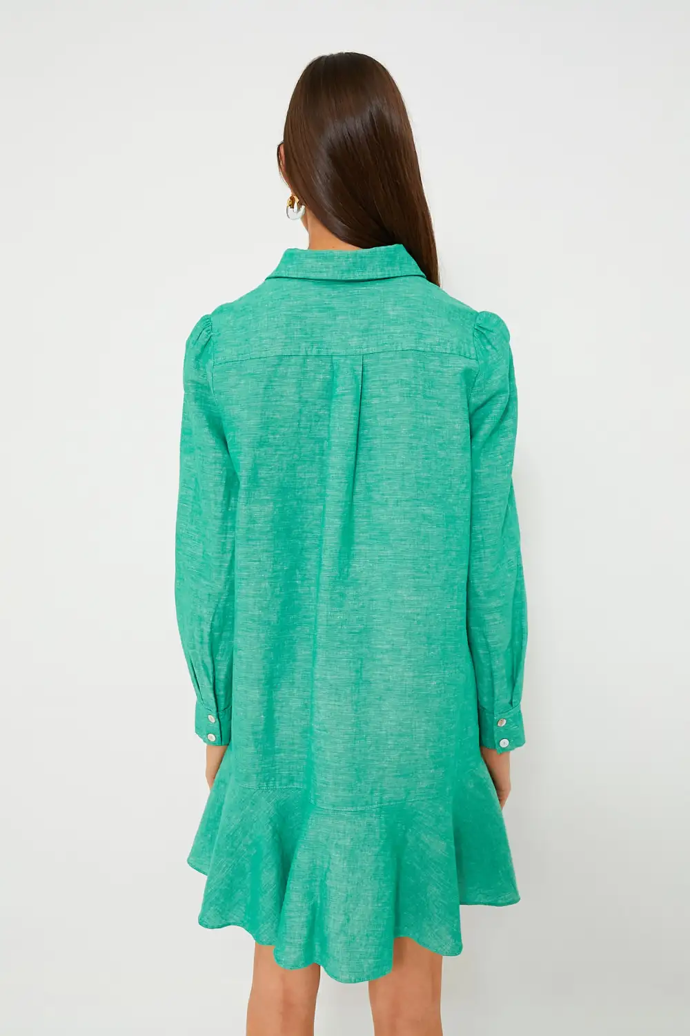 Sea Green Callahan Shirt Dress