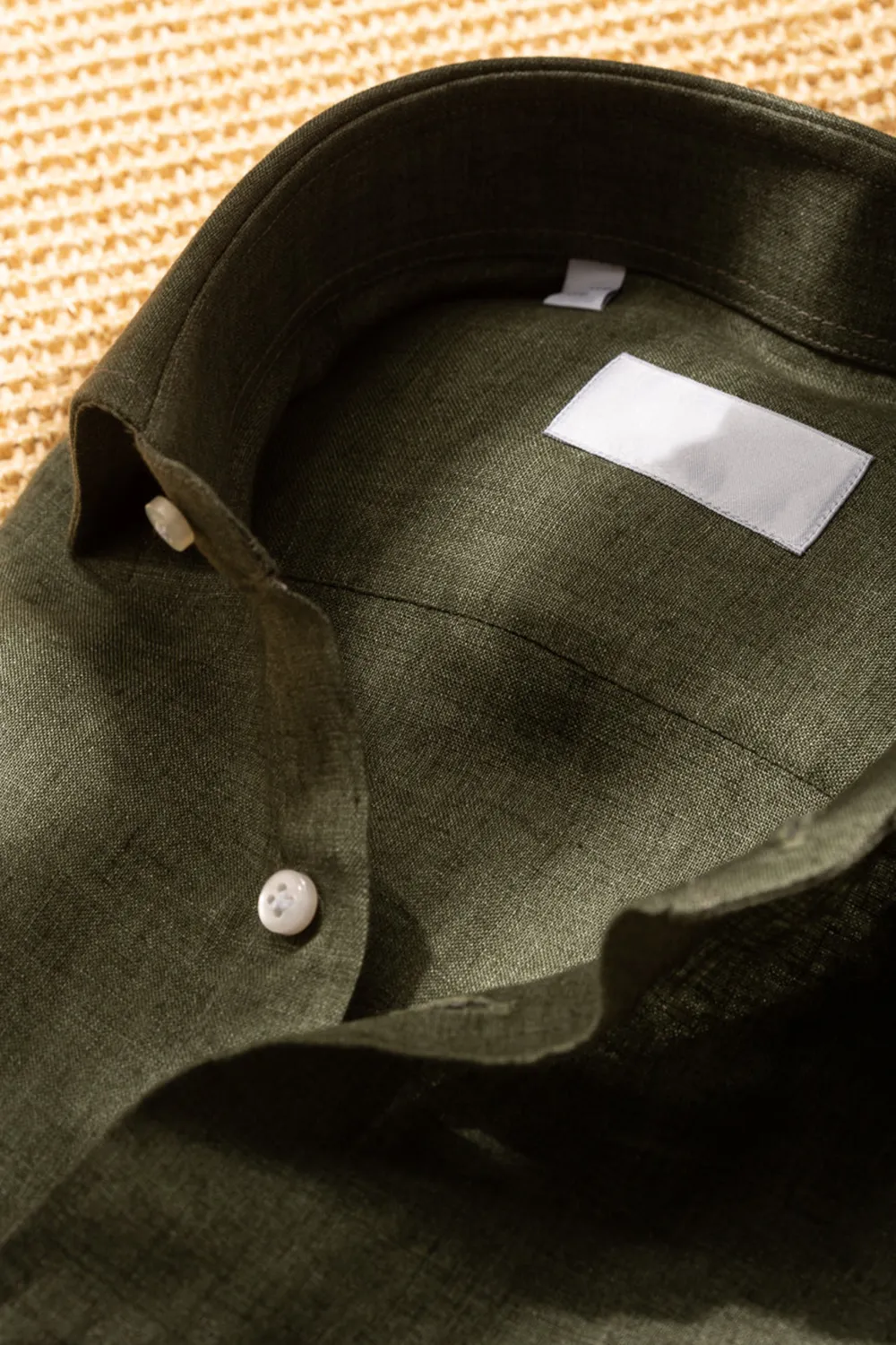 Green Linen Shirt