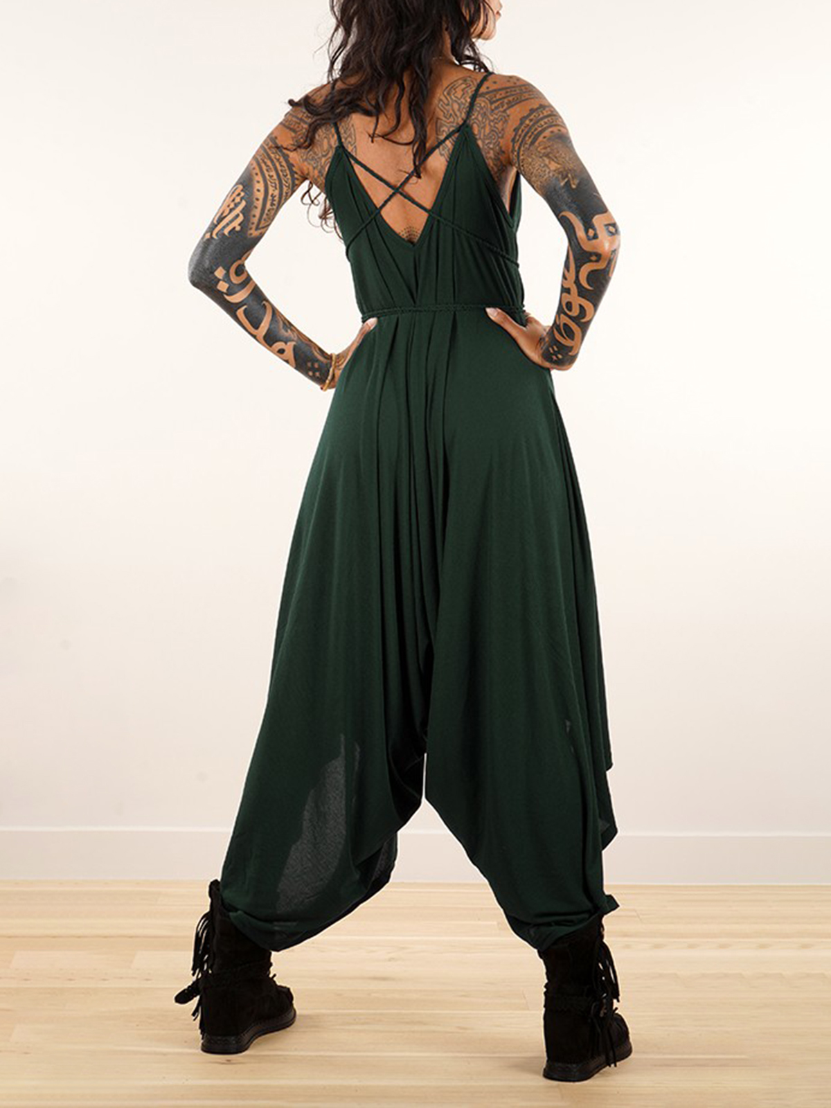 Loose And Reversible Strappy Jumpsuit