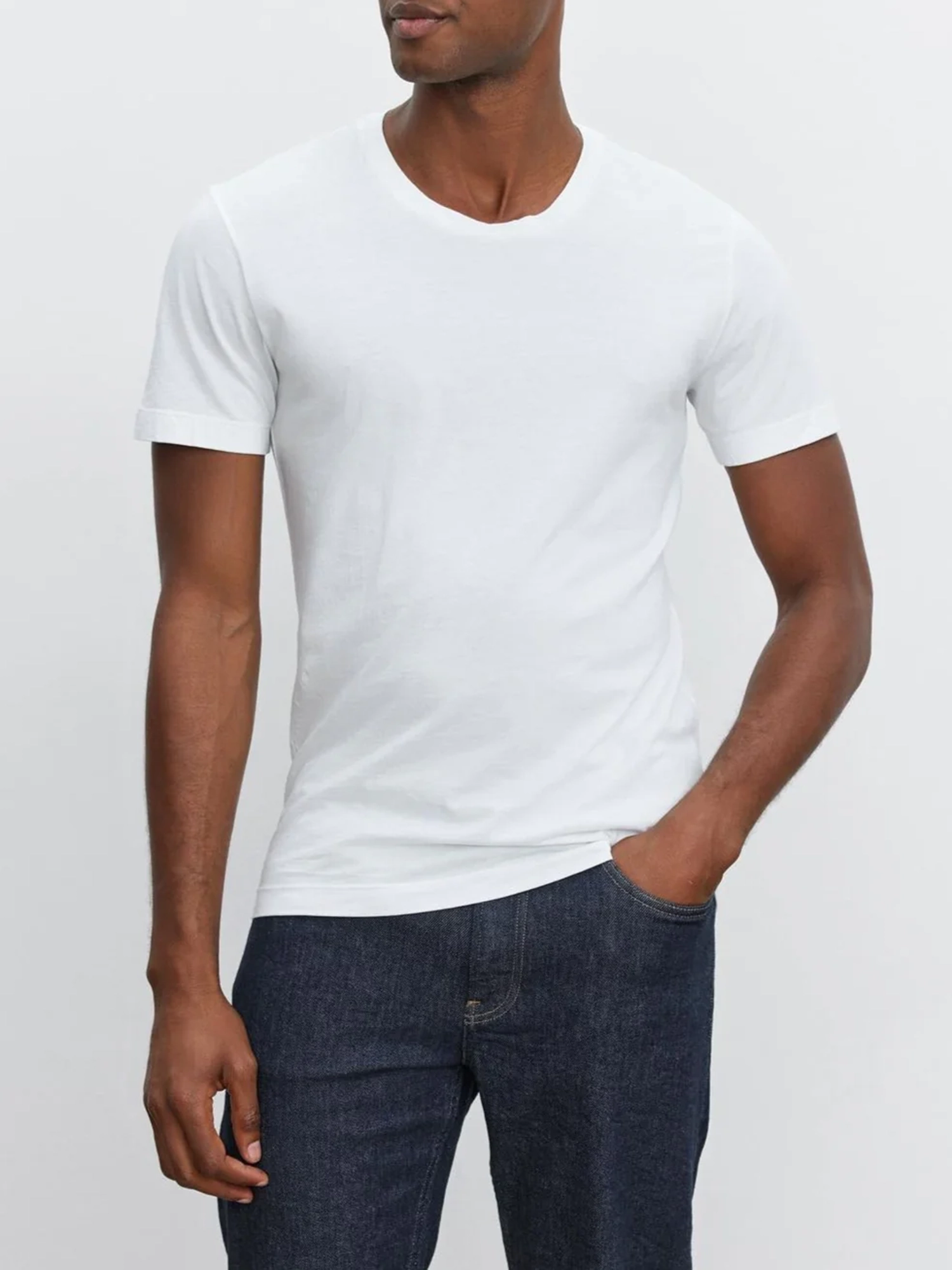 Men'S Fashion Round Neck Cotton T-Shirt