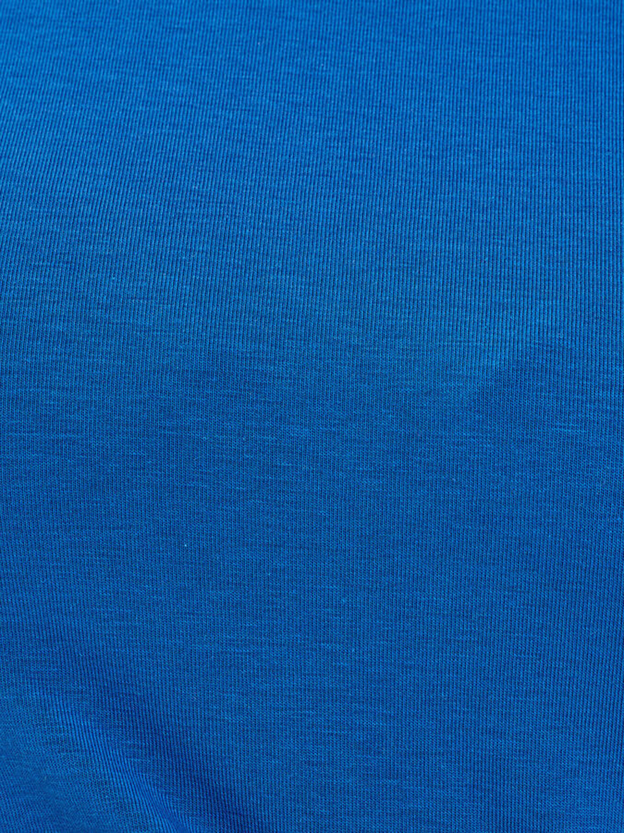Robe longue moulante noeud bleu electrique femme