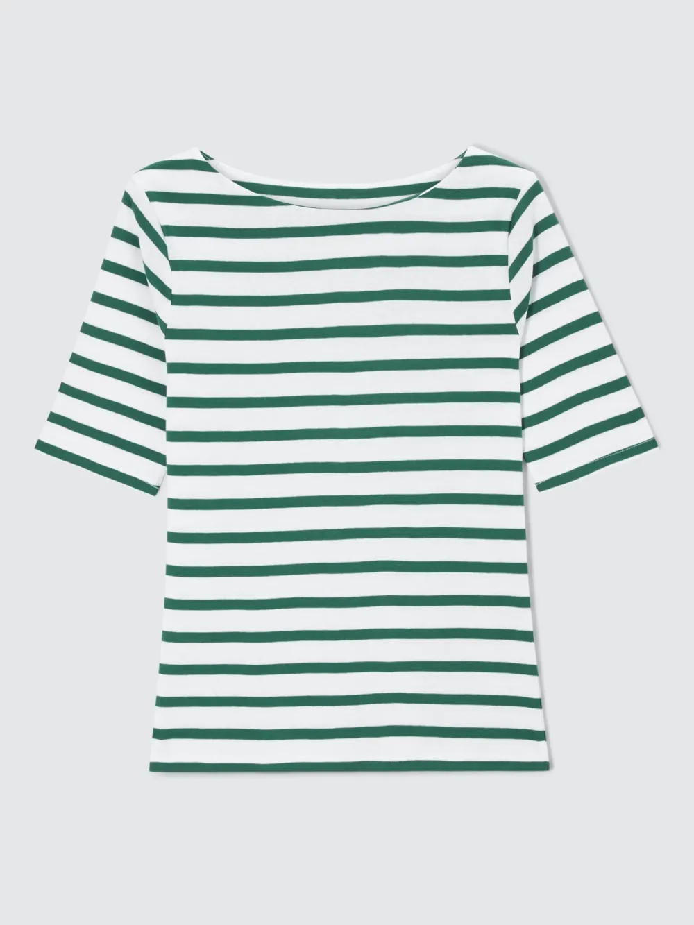 Striped Boat Neck Top