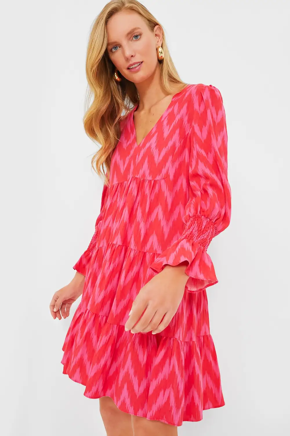 Hot Pink Ikat Kenzo Dress