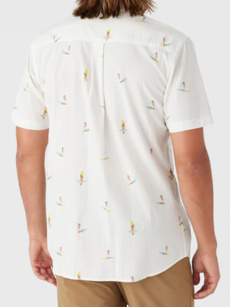 Surf print pattern STANDARD FIT SHIRT