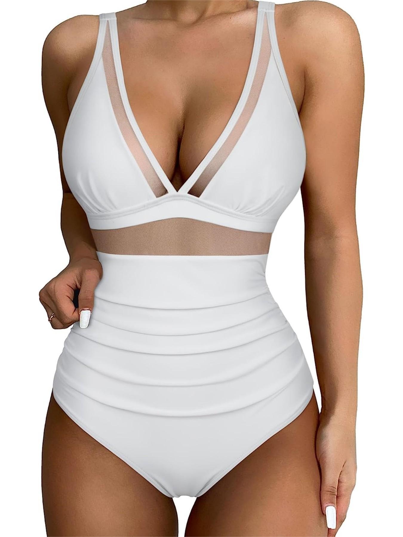 Women's one-piece backless bikini swimsuit