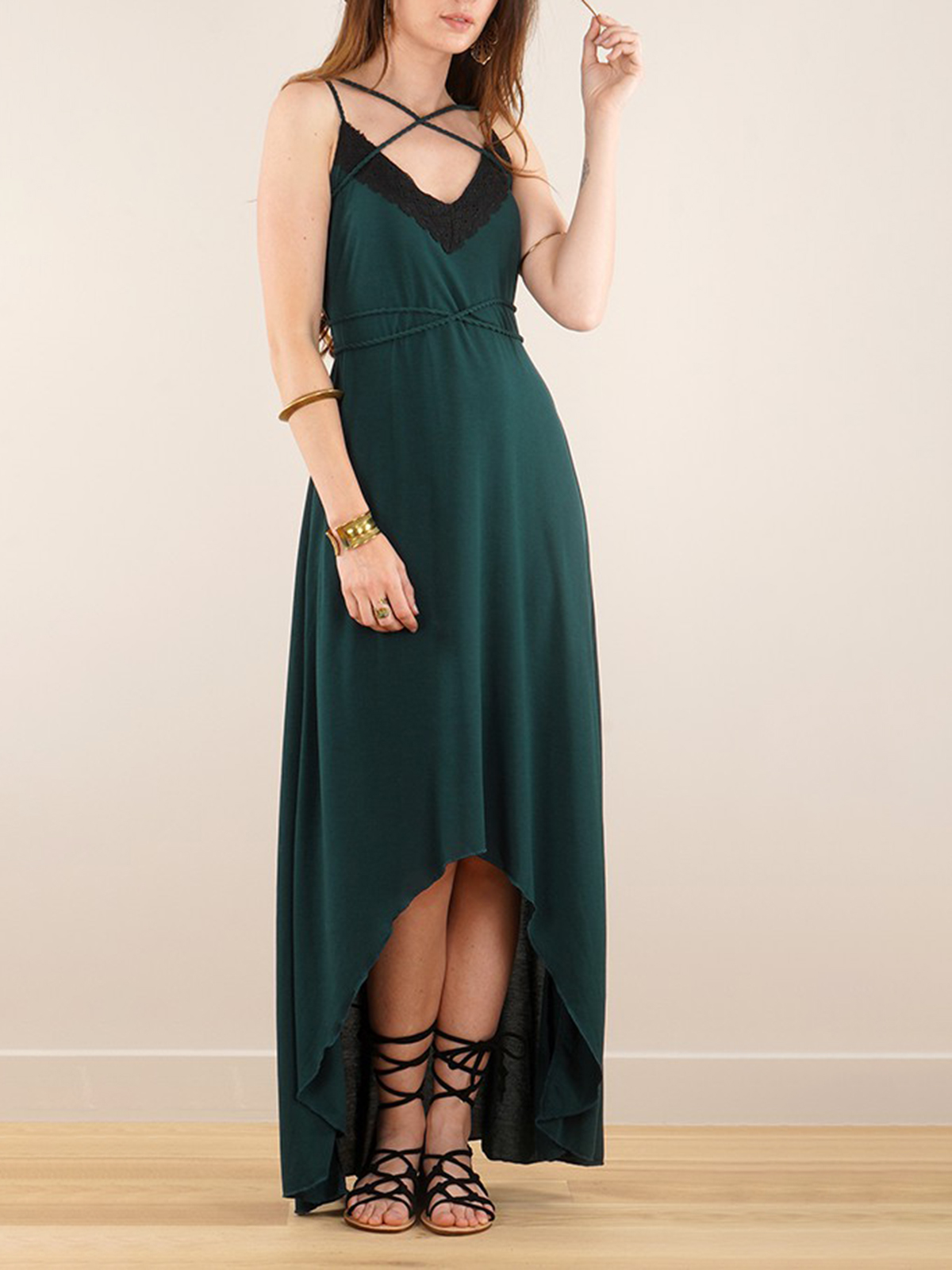 Loose Strappy Long Dress