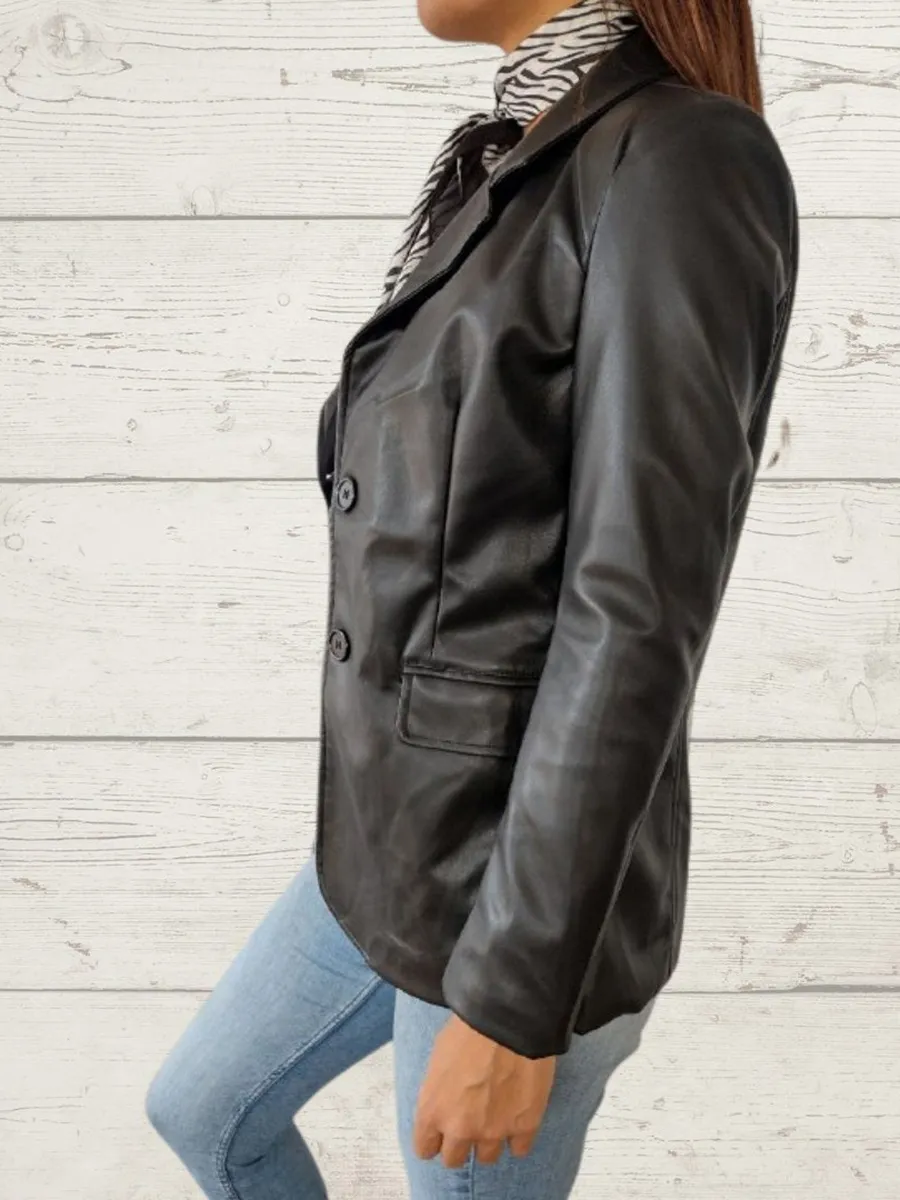 Women's Casual Elegant Leather Jacket