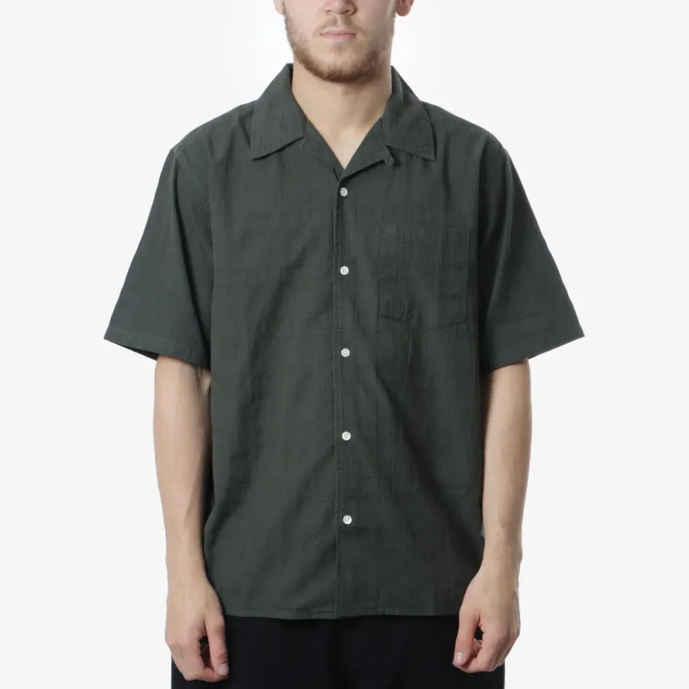 Relaxed Dobby Check Shirt