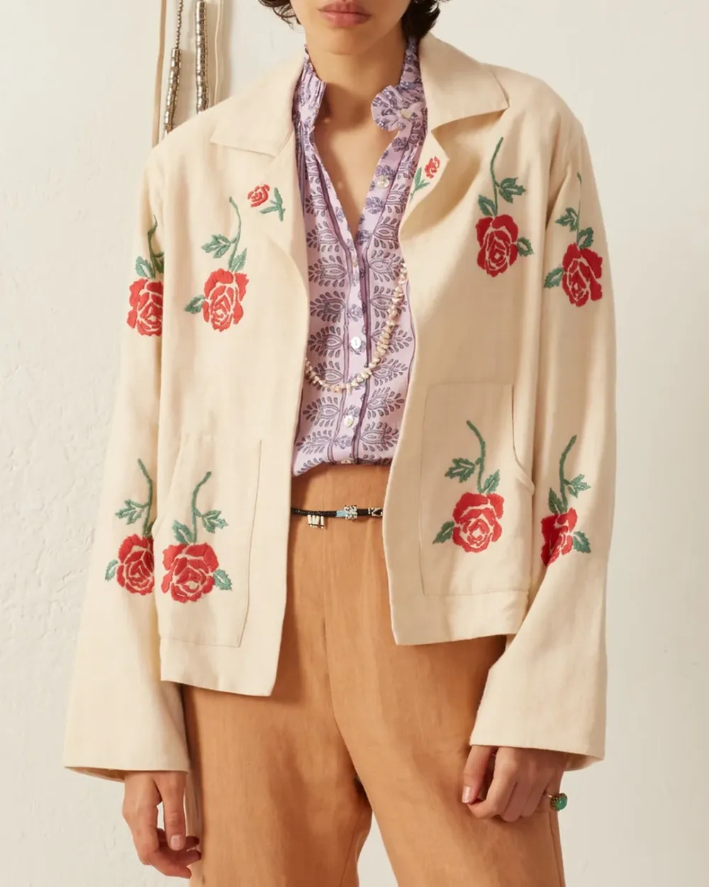 Western Blush Rose Jacket