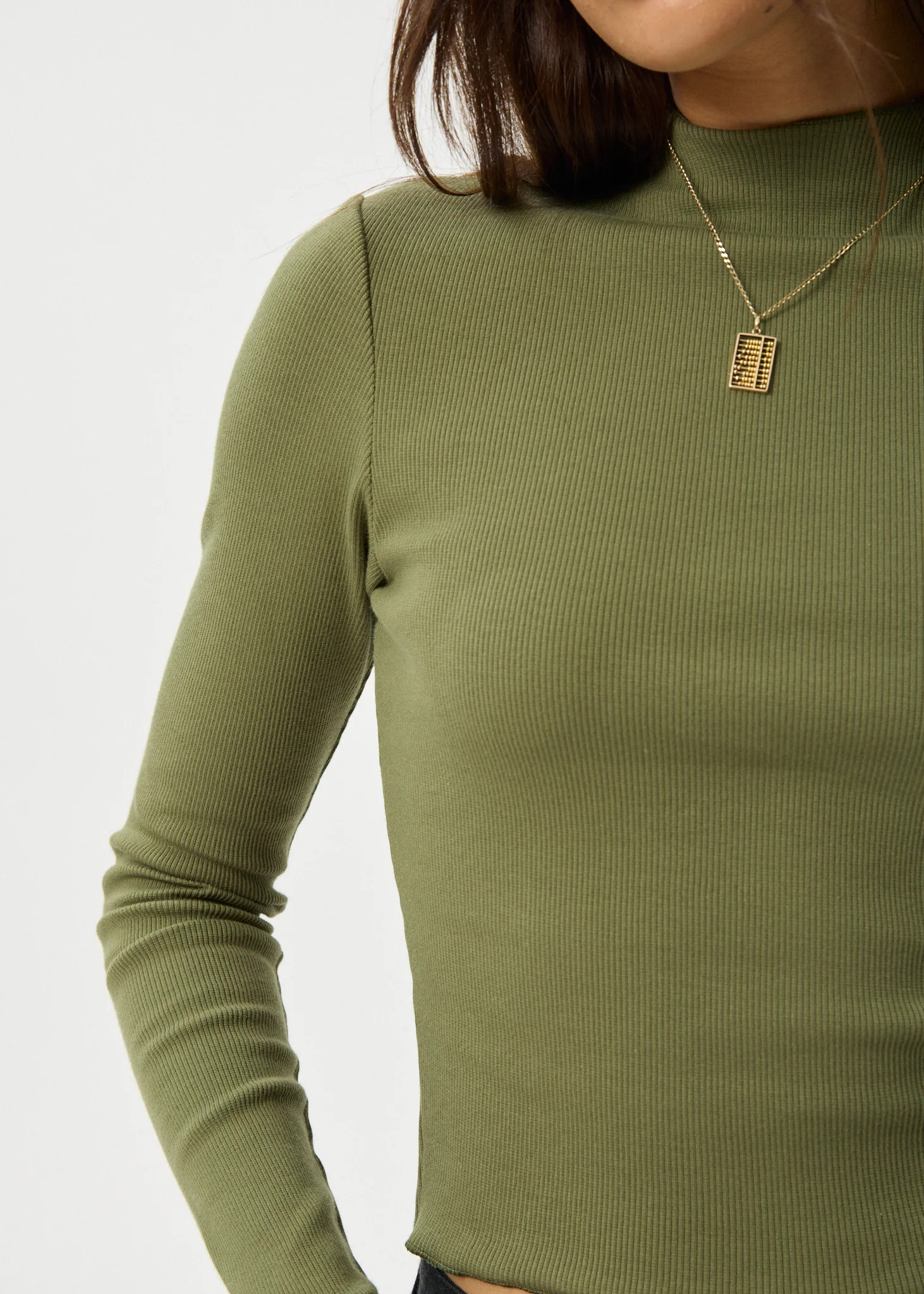 ICONIC - ORGANIC LONG SLEEVE RIB TOP