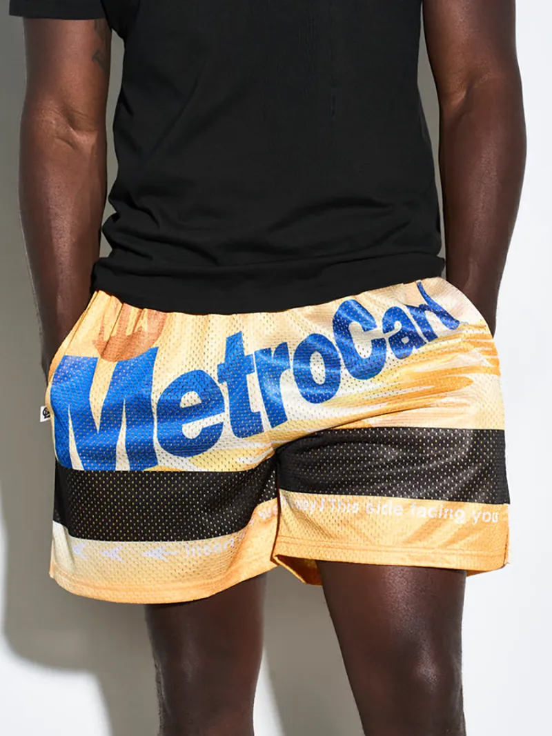 MTA MetroCard Big Logo Retro Shorts