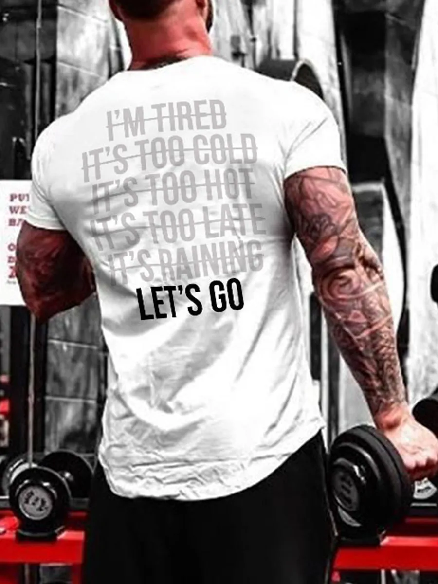 LET'S GO Printed T-shirt