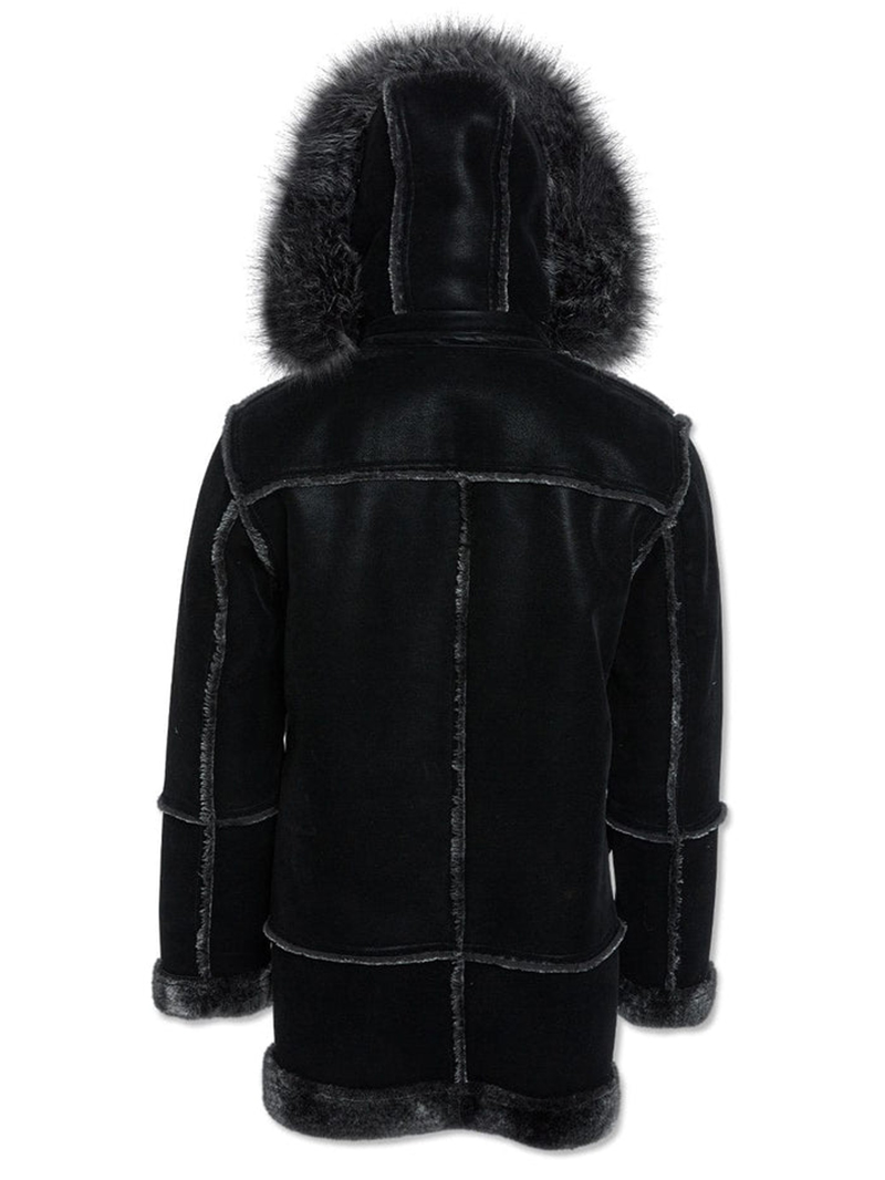 Men's Black Shearling Jacket