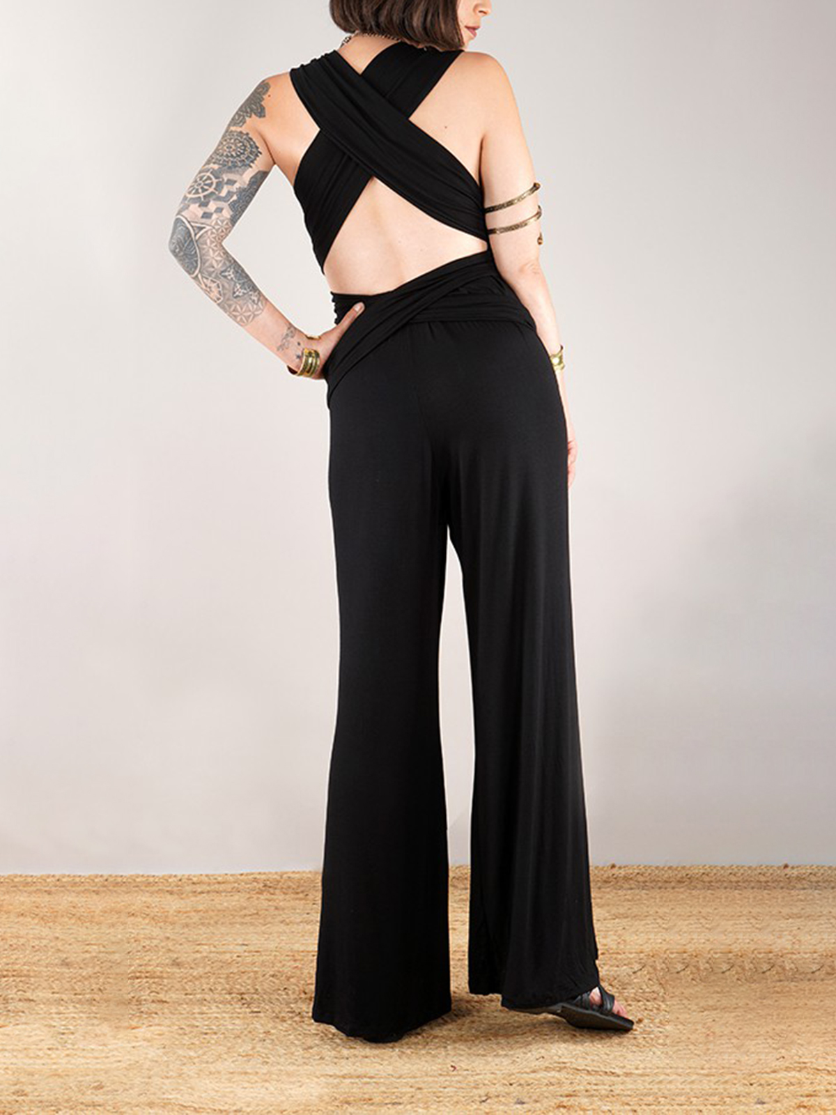 Cross Back Jumpsuit