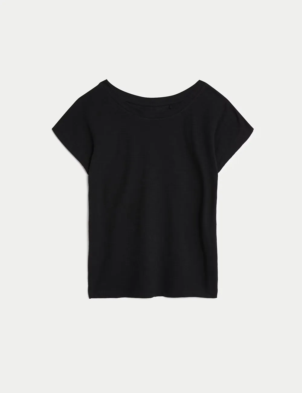 Pure Cotton Everyday Fit Slash Neck T-shirt