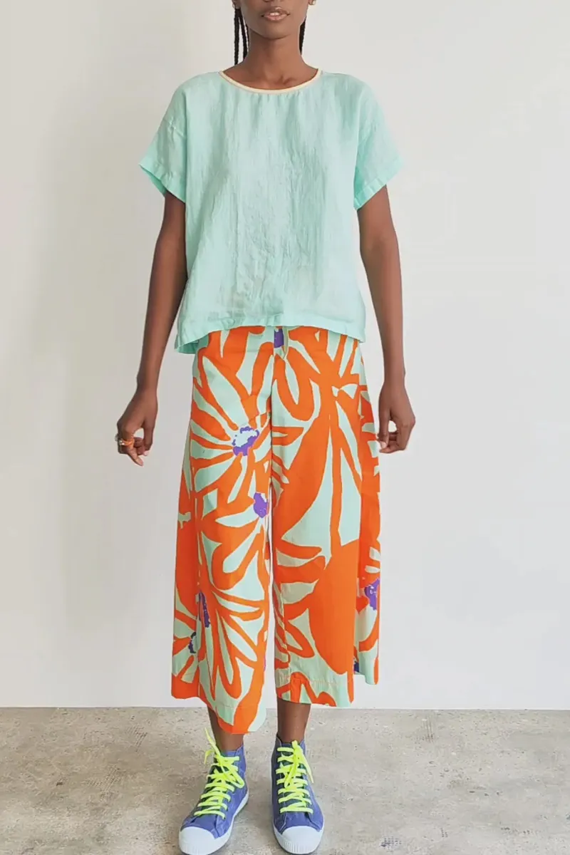 AQUA FLOWERS BOMBA PANTS