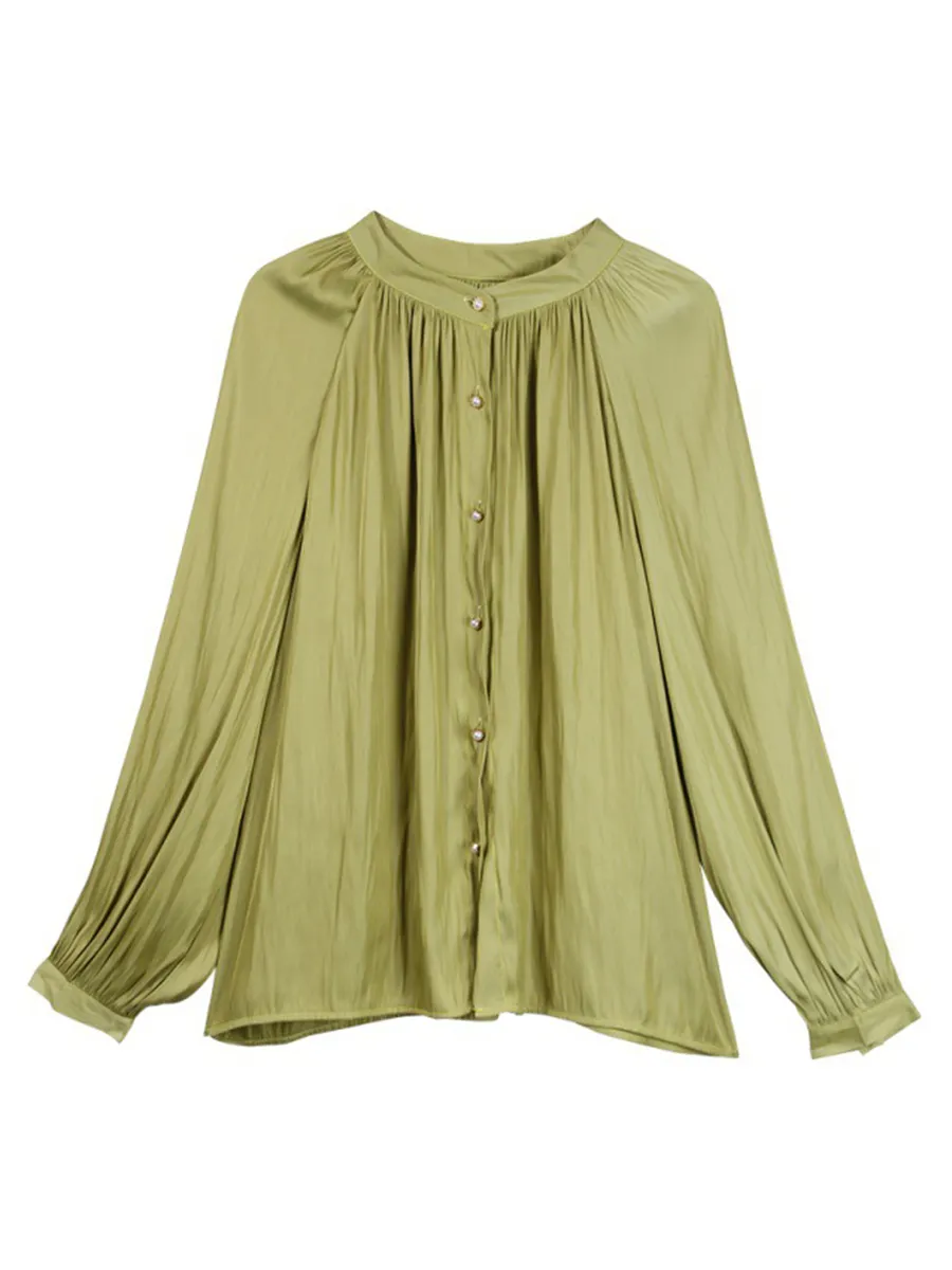 Women's Satin Vintage Tops