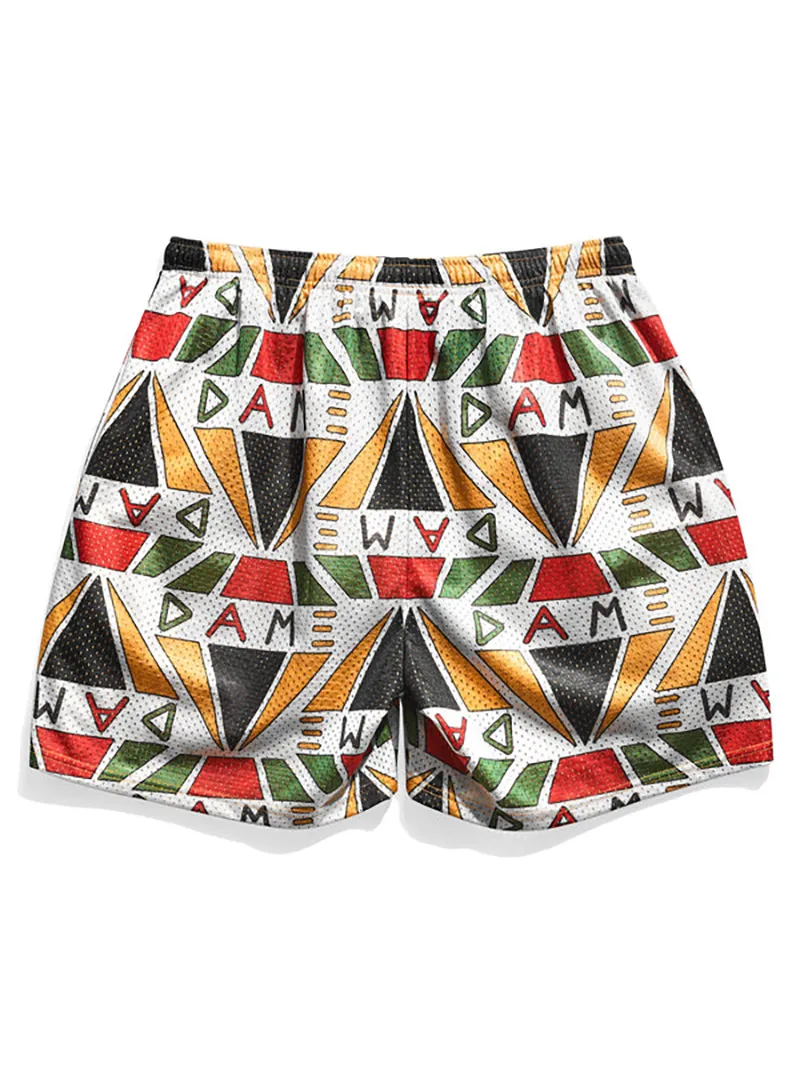 Creed 3 Dame Anderson Pattern Retro Shorts