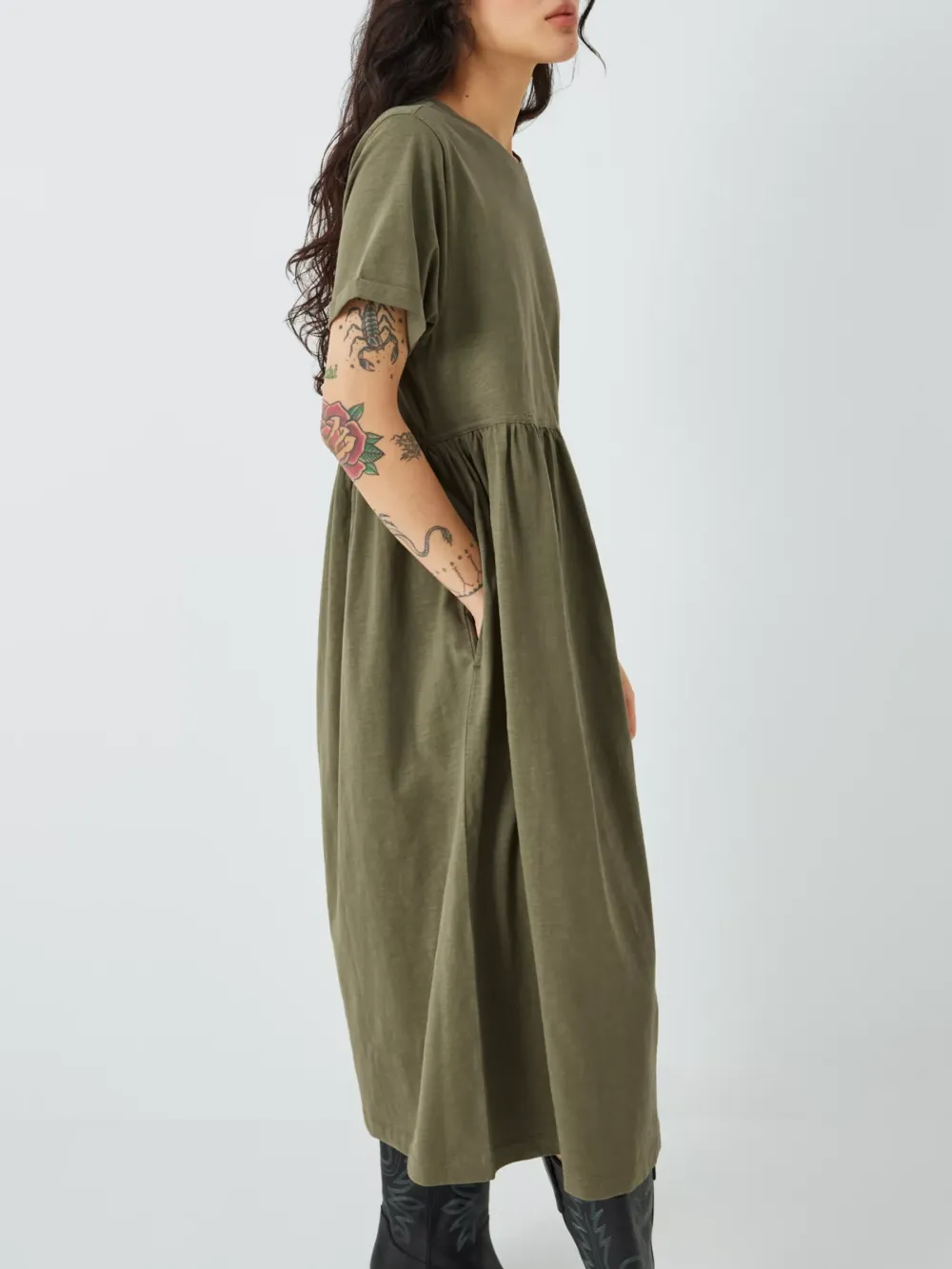 Anna Jersey Smock Dress