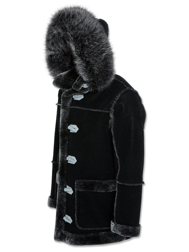 Men's Black Shearling Jacket