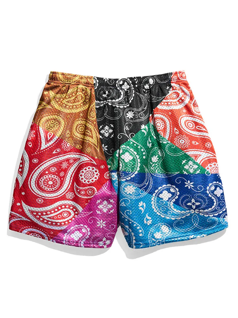 Chalk Line Paisley Mix Retro Shorts