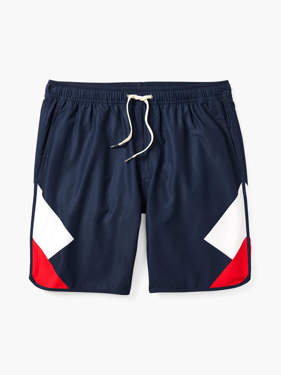 Men's Color Block Beach Shorts