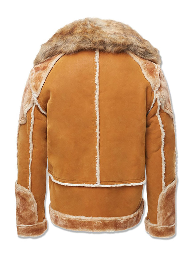 Men's Shearling Biker Jacket