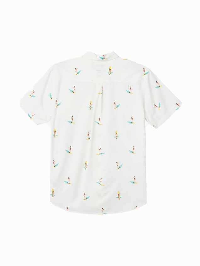 Surf print pattern STANDARD FIT SHIRT