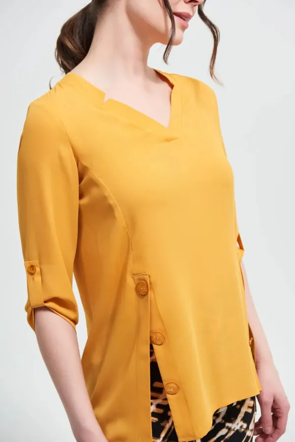 Top Marigold V Neck