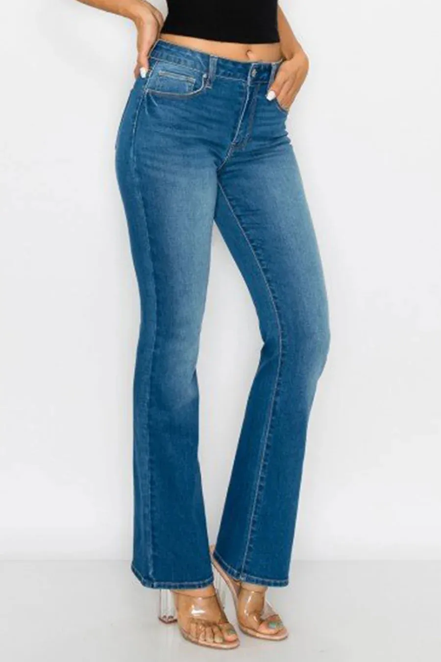 WAXJEAN Repreve Hight Rise Bootcut Jean