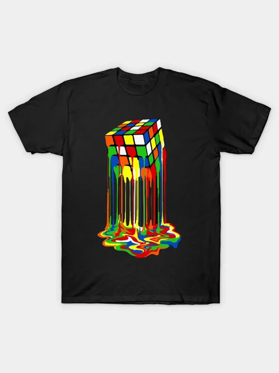 Melting Rubiks Cube T-Shirt