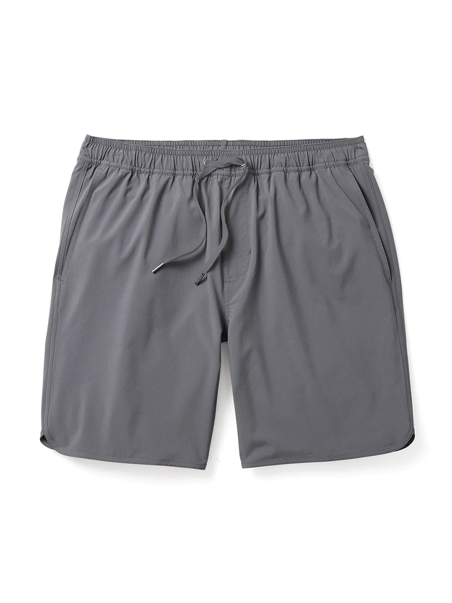 Men's solid color beach shorts