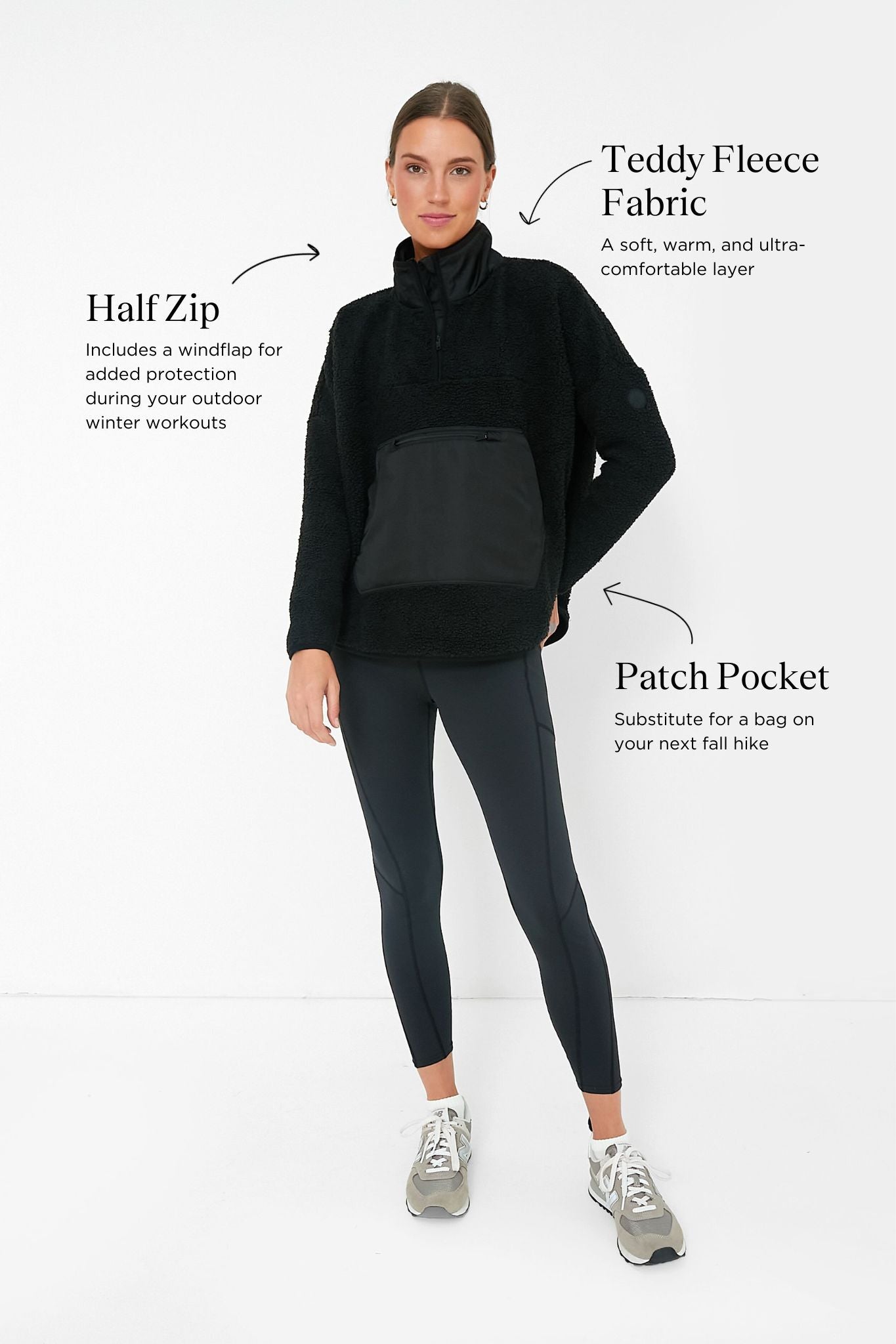 Black Fleece Cady Quarter Zip