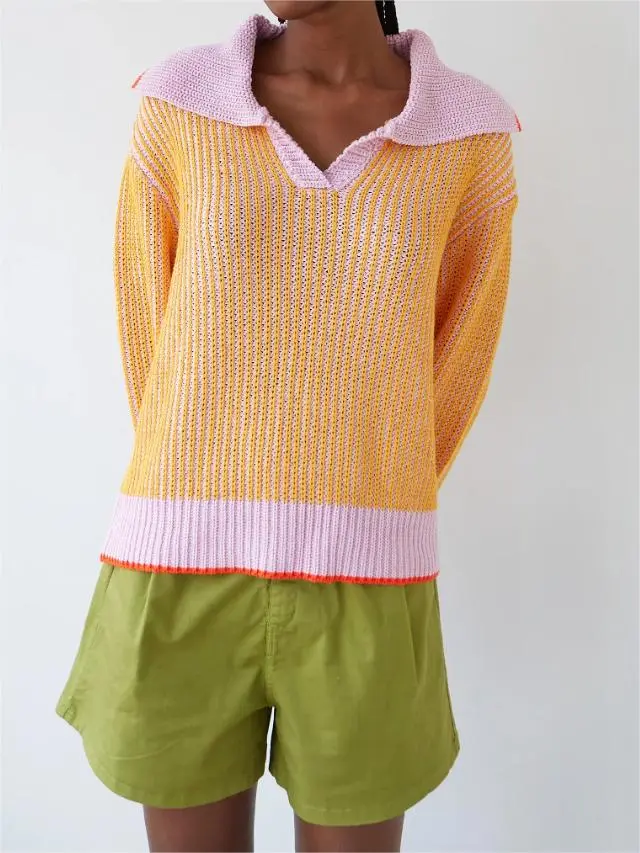 PEACH GAVIOTA SWEATER