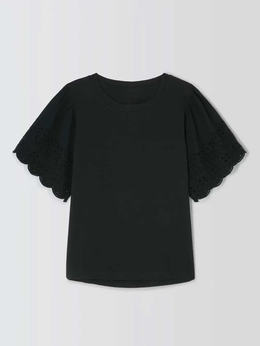 Bobby Broderie Anglaise Sleeve T-Shirt