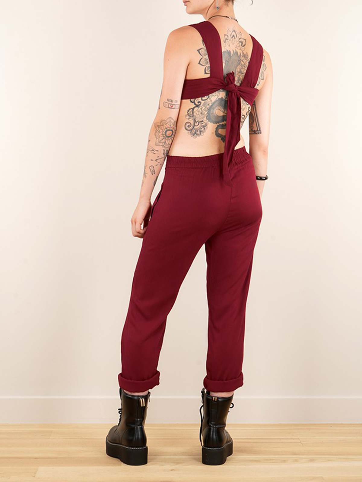 Bare Back Strappy Jumpsuit