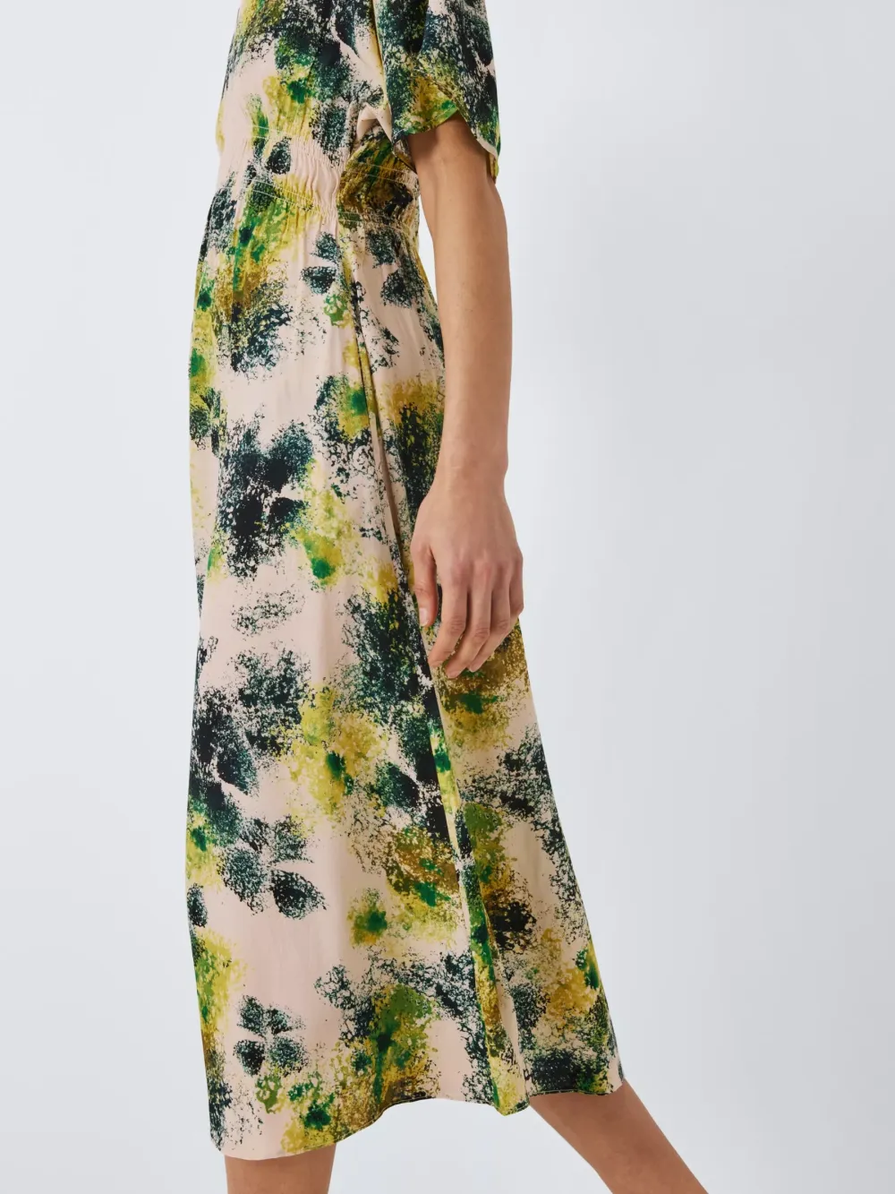 Abstract Petal Floral Dress