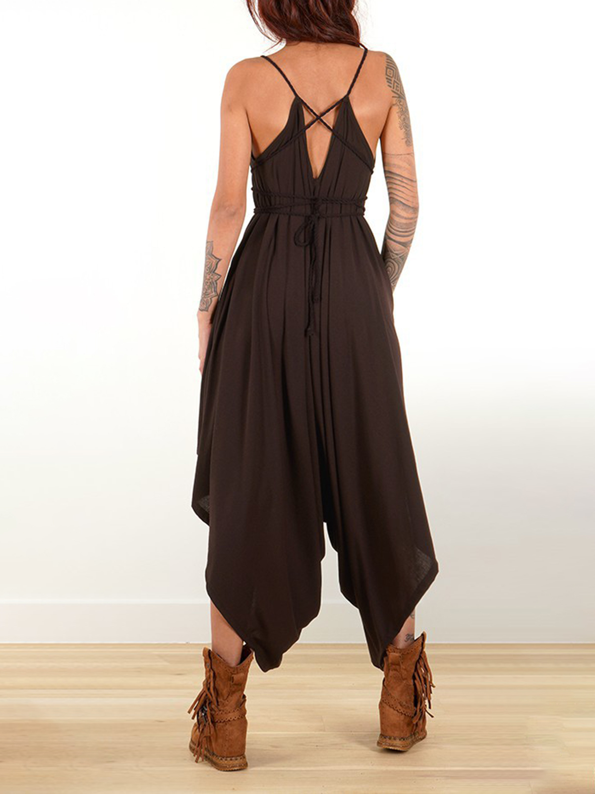 Loose And Reversible Strappy Jumpsuit