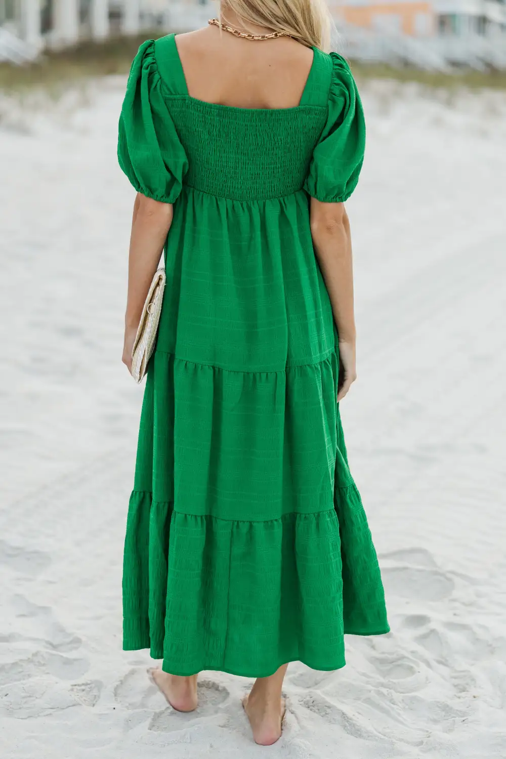 Think About It Kelly Green Midi Dress