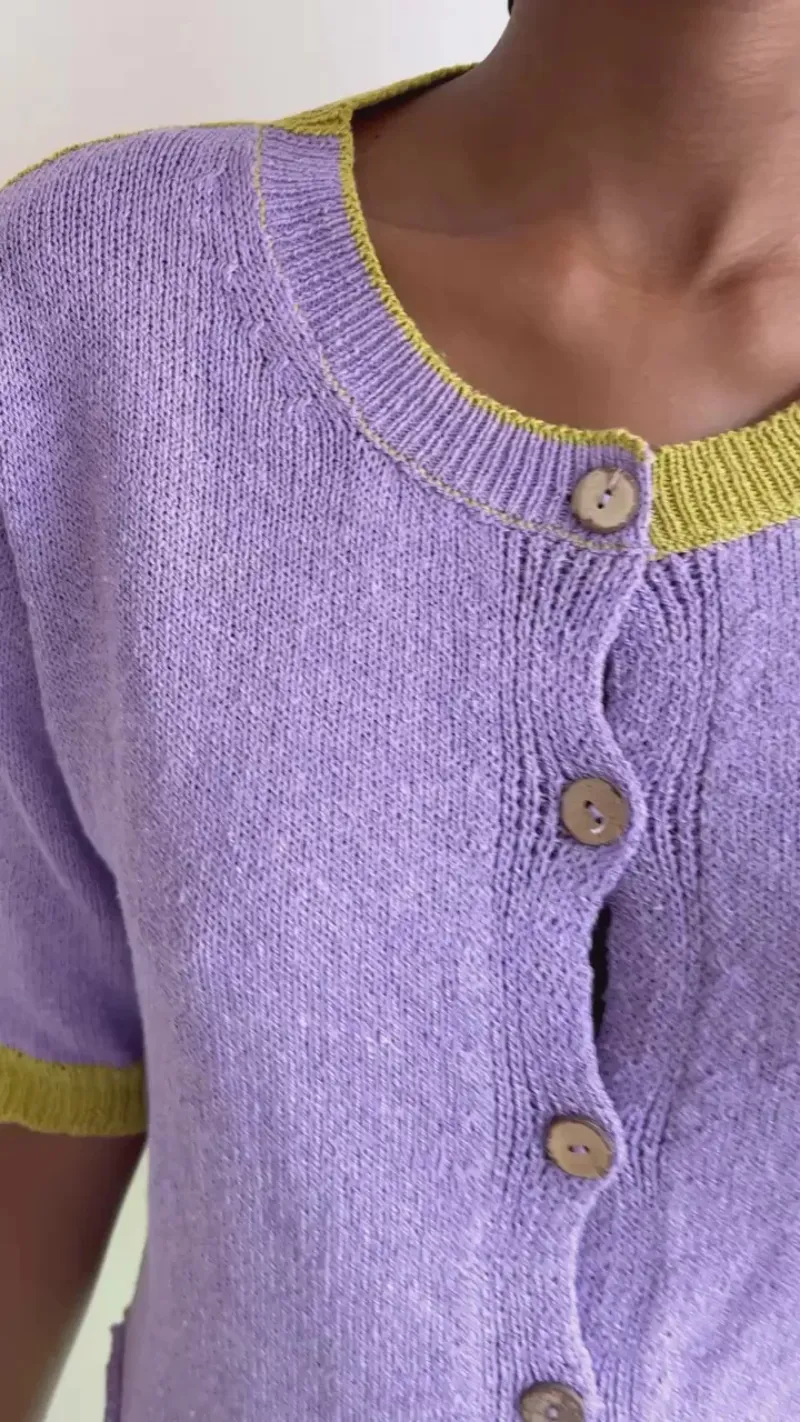 LILAC COCO CARDIGAN