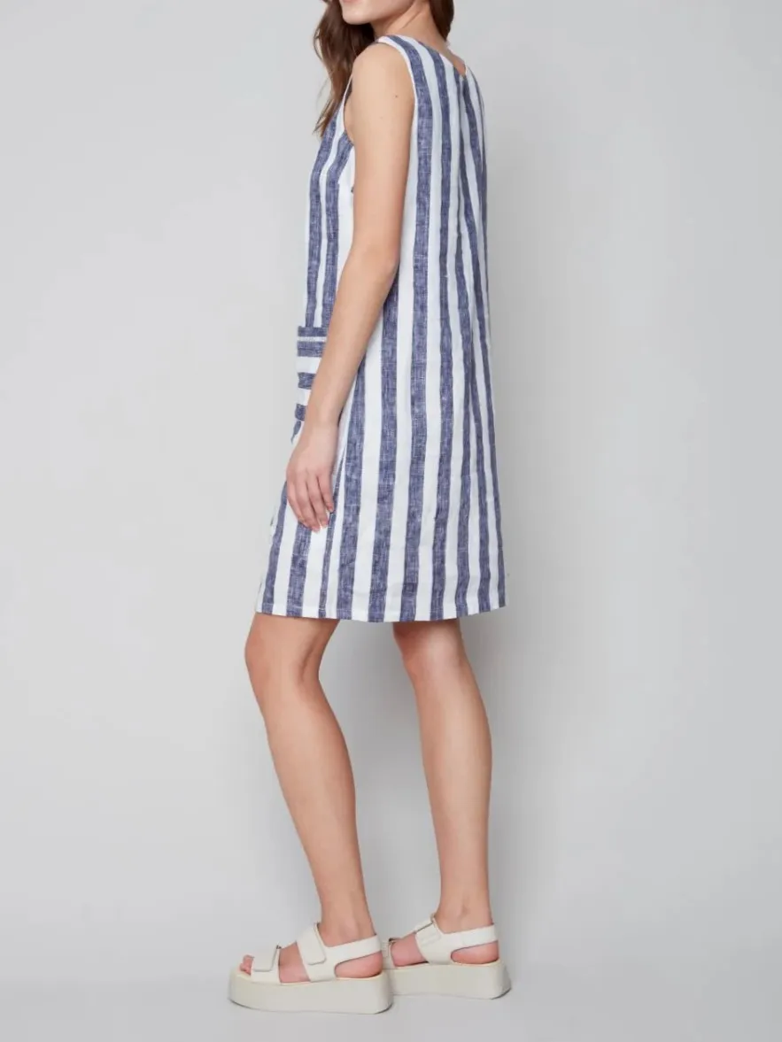 Dress Navy Stripe