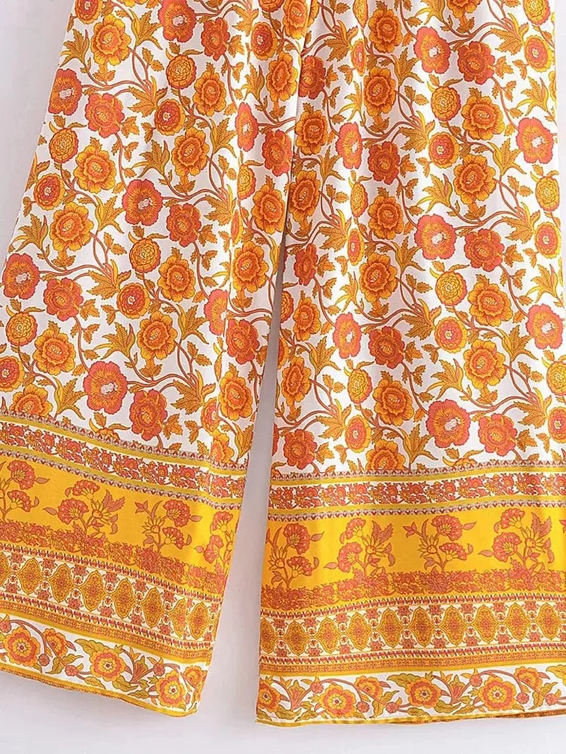 Fashion casual printed pants