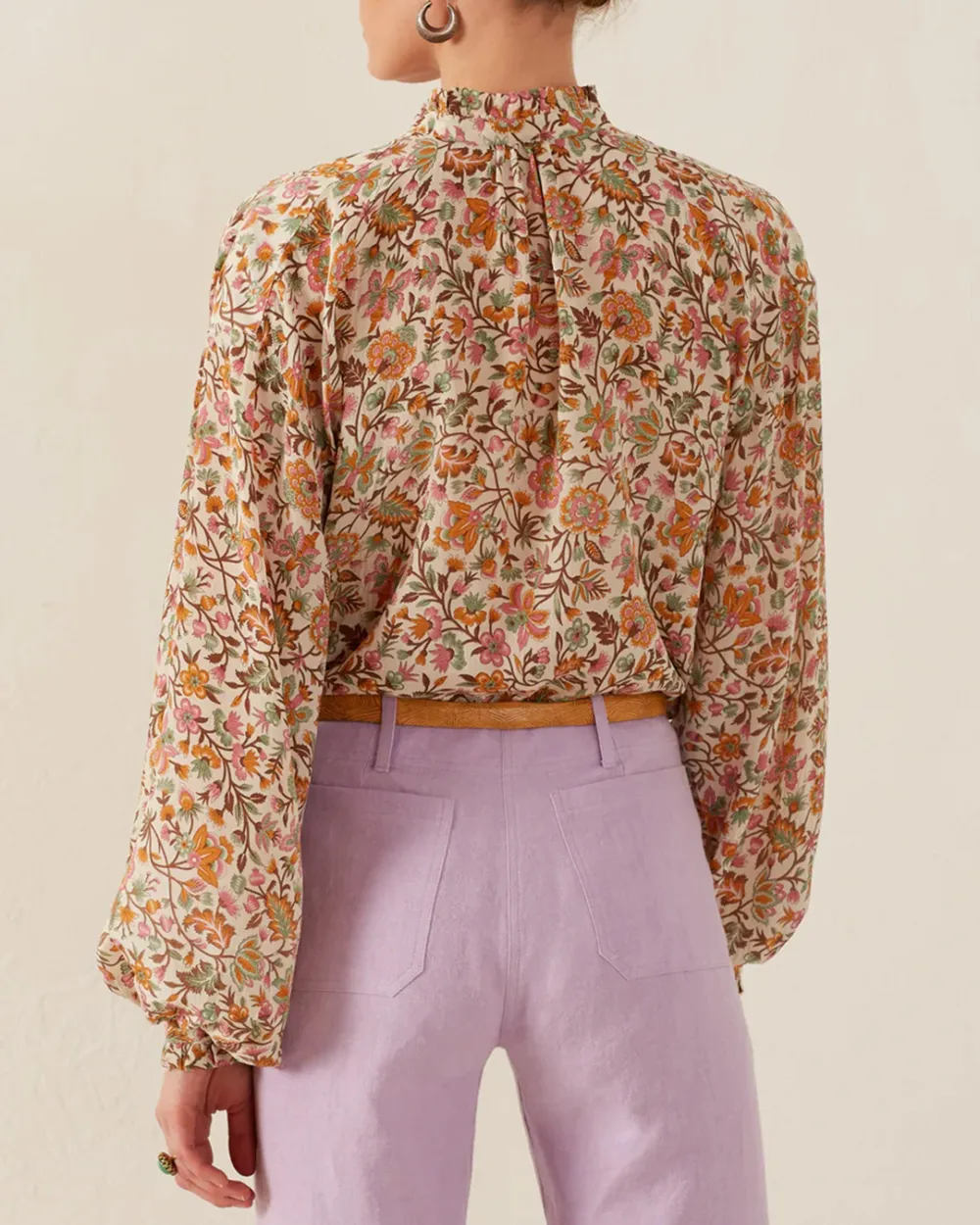 Poet Garden Party Silk Blouse