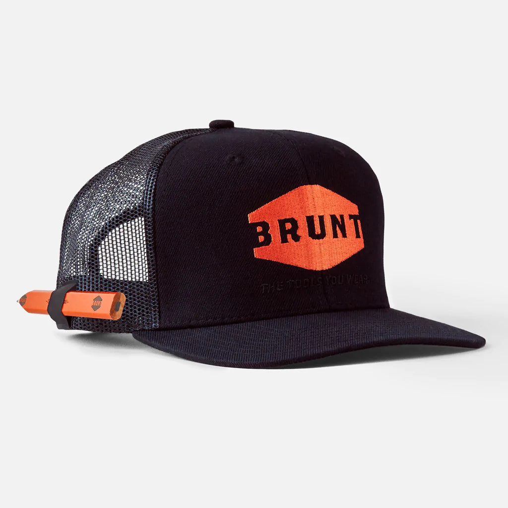 Black Flat Brim Snapback