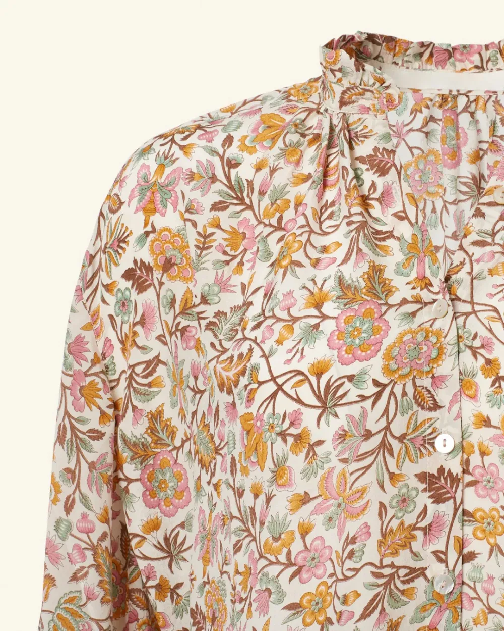 Poet Garden Party Silk Blouse