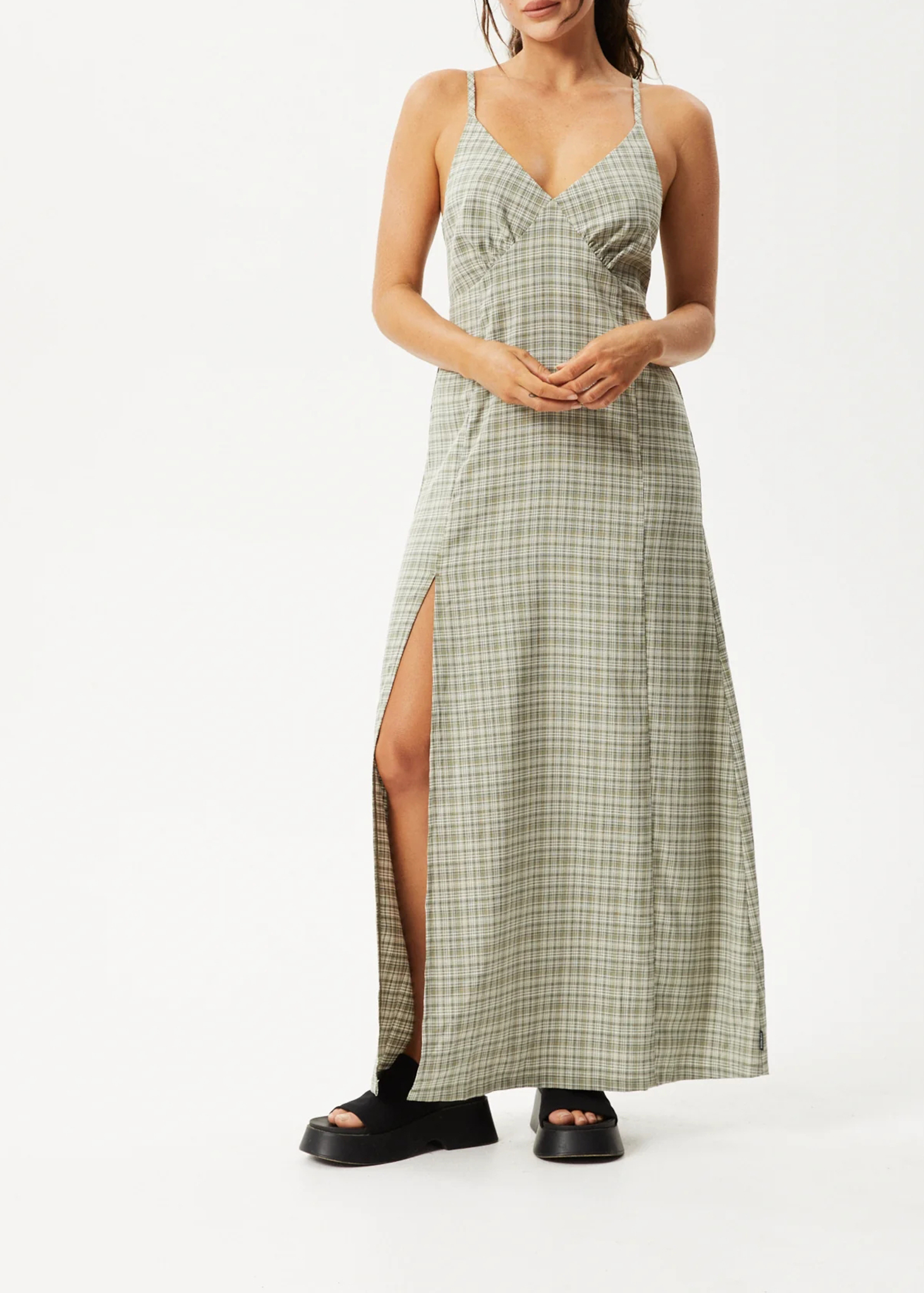 WILLOW CHECK - MAXI DRESS