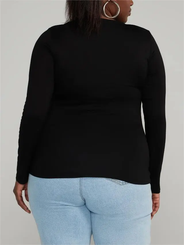 Twist Neck Cutout-Detail Top